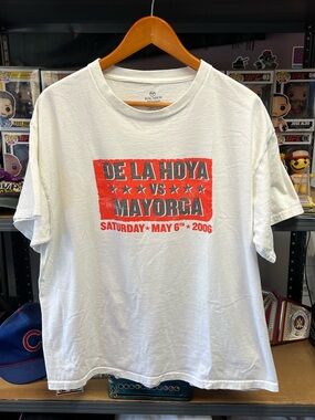 Oscar De La Hoya vs Ricardo Mayorga 2006 Bacardi Promo Tee